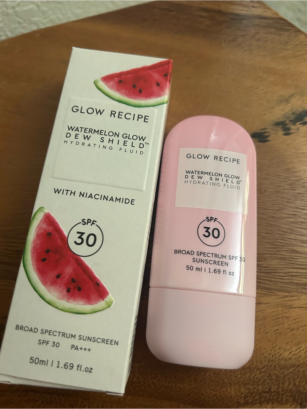 NIB★Glow Recipe Dew Shield SPF 30 Hydrating Fluid Sunscreen
